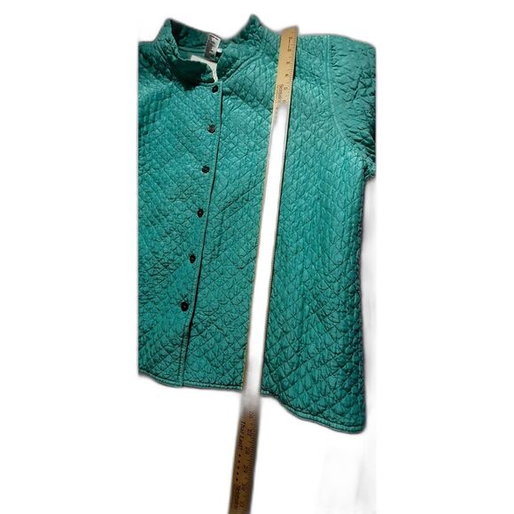 kiko Jacket Women’s  Size XL Blue 100% silk with Pockets  Brand New # 445 - Picture 6 of 6